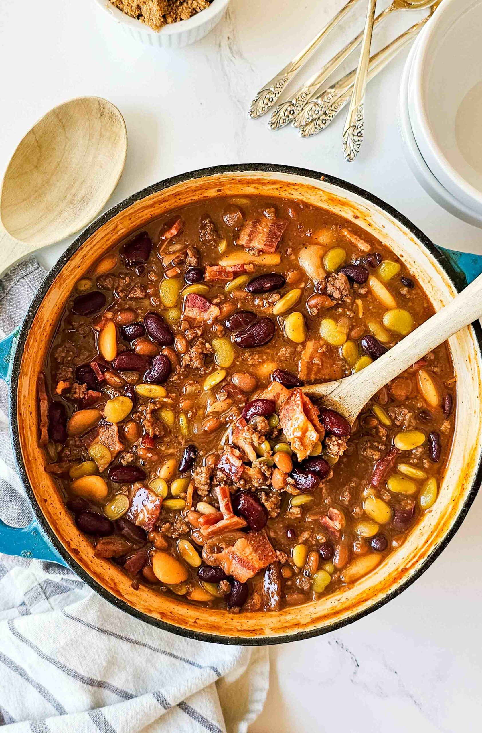 Award-Winning Southern Baked Beans: Bacon, Beef & 4 Beans